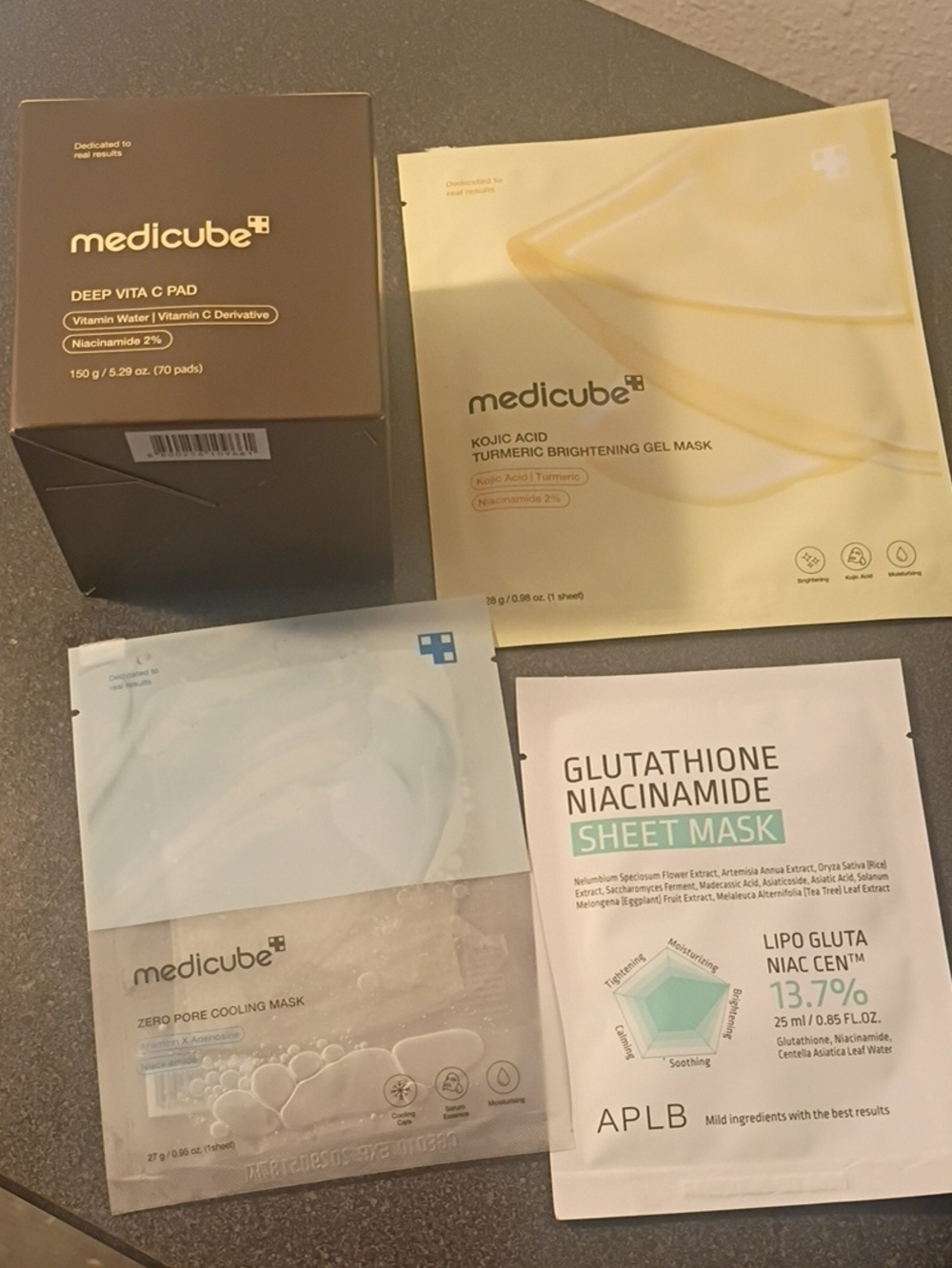 Medicube Deep Vita C Pad & Brightening Sheet Masks Bundle